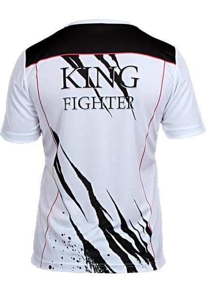 Dijital Baskılı King Fighter Bisiklet Yaka Spor T-shirt Fgt037 fiyatları