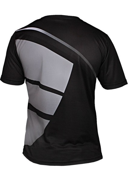 Dijital Baskılı Fighters Bisiklet Yaka Spor T-shirt Fgt152