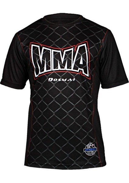 Dijital Baskılı Mma Fighter Bisiklet Yaka Spor T-shirt Mmt108