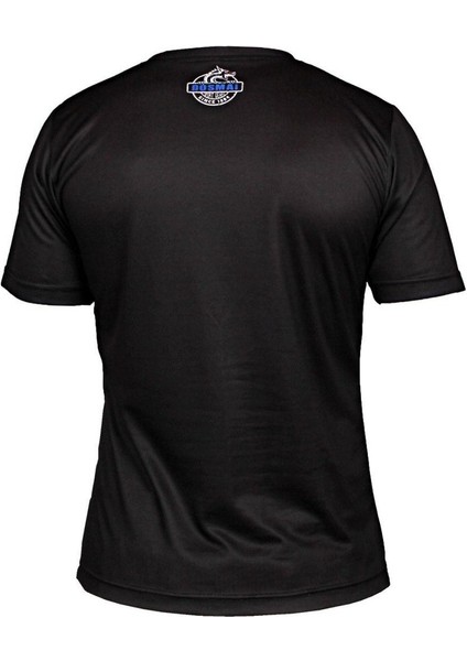 Dijital Baskılı Fighter Bisiklet Yaka Spor T-shirt Fgt156