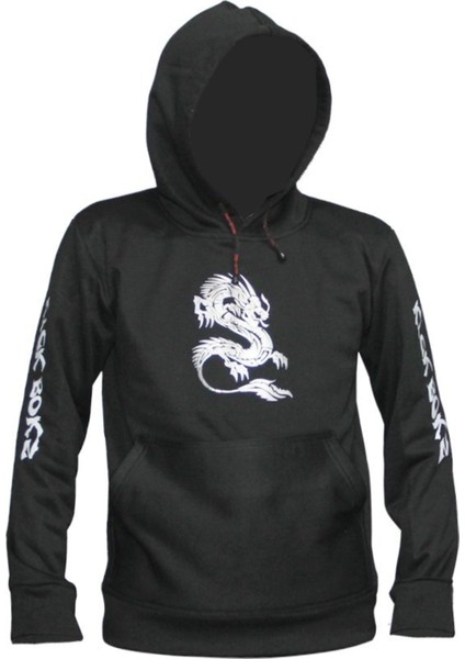Dijital Baskılı Fighter Kapüşonlu Sweatshirt Bt500