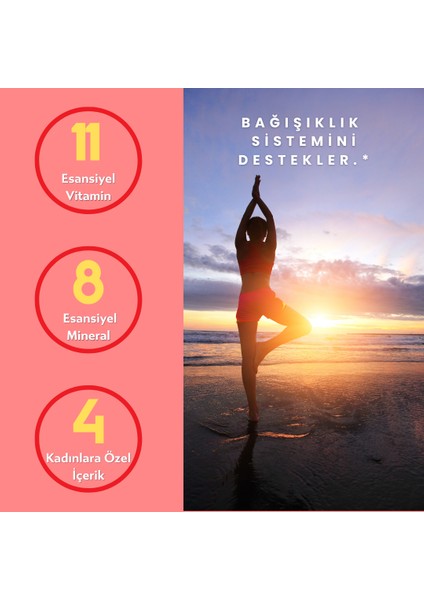 Multivitamin For Women 30'lu Bitkisel Kapsül