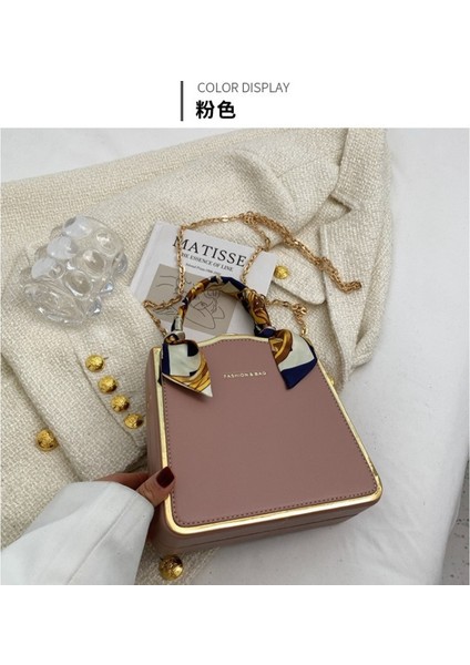Doku Messenger Çanta Messenger Moda Küçük Kare Çanta (Yurt Dışından)