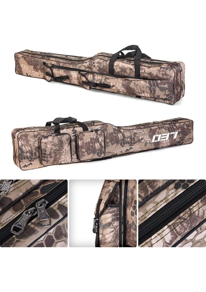 Çift Katmanlı Bıçak Tipi Büyük Göbek Olta Takımı Çantası 1.3 M Olta Deniz Çubuk Çantası (Yurt Dışından) fiyatları