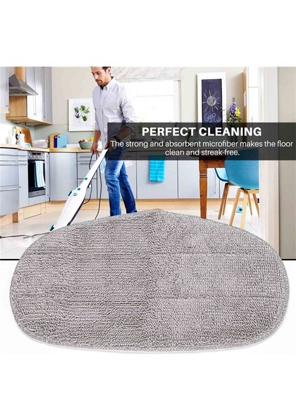 Cleantenso Buharlı Temizleyici Için 3 Adet Paspas Bezi Buharlı Süpürge Silecek Kapağı Temizlik Paspası Bezleri Ped (Yurt Dışından)