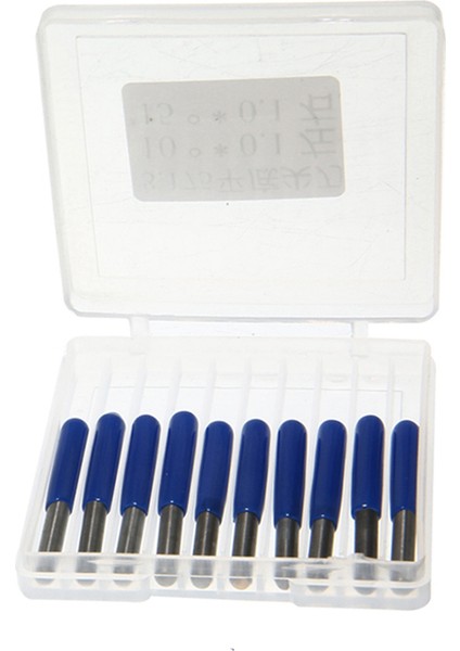 40 Adet Karbür Pcb Gravür Uçları 3.175MM Cnc Router Bit 10/15/20/30 Derece Freze Kesici Aletler (Yurt Dışından)