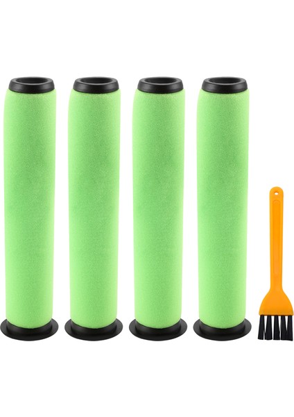 Airram Mk2 K9 Akülü Elektrikli Süpürge Için 4 Paket Yıkanabilir Kir Kutusu Çubuk Filtrelerin Değiştirilmesi (Yurt Dışından)