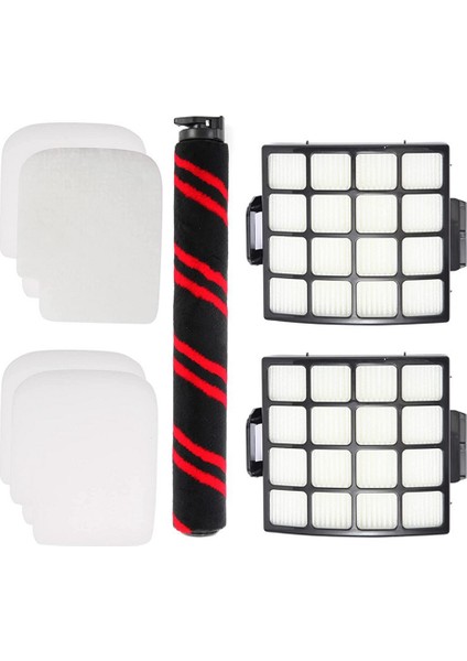 7 Adet Yedek Yedek Parça Kiti AZ3002 AZ3000 Elektrikli Süpürge Rulo Fırça Hepa Filtre Filtre Pamuk (Yurt Dışından)