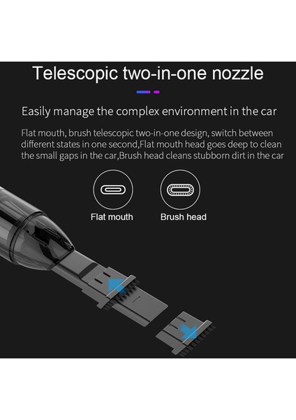 Kablosuz El Otomatik Vakum Emme Elektrikli Süpürge Ev Masaüstü Temizleme Için Taşınabilir Mini Araba Temizleyici (Yurt Dışından)