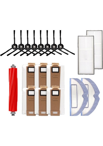 27 Adet Süpürme Robotu G10/T7SPLUS/S7 Aksesuarları Yan Fırça Filtre Ekran Bez Haddeleme Fırça Toz Torbası (Yurt Dışından) fiyatları