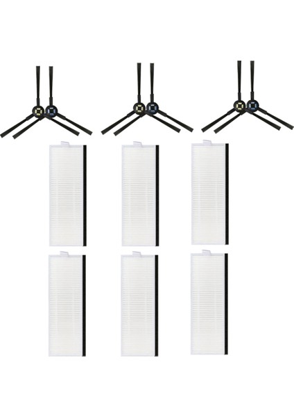 A7/A9S/X785/X750/X800 Için Hepa Filtre Yan Fırçalı Elektrikli Süpürge Yedek Aksesuarları (Yurt Dışından)