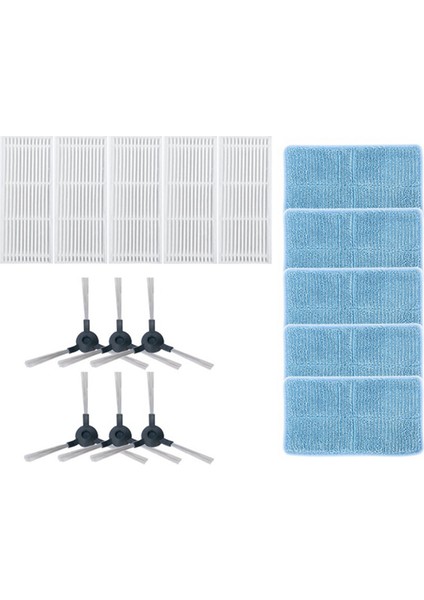16 Adet Aksesuar Parçaları R1-L083B/R1-L085B Robotlu Süpürge Yıkanabilir Yan Fırça Paspas Bezi Hepa Filtre B (Yurt Dışından) fırsatları