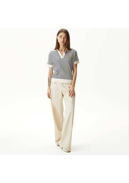 Nautıca Kadın Lacivert Relaxed Fıt Kısa Kollu Çizgili Polo 45K103T.4VN modelleri