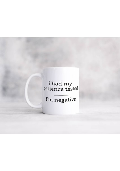 Sabrımı Sınadım, Negatif Seramik Kahve Kupasıyım, Harika Oluyor Ingilizce Kupa fiyatları