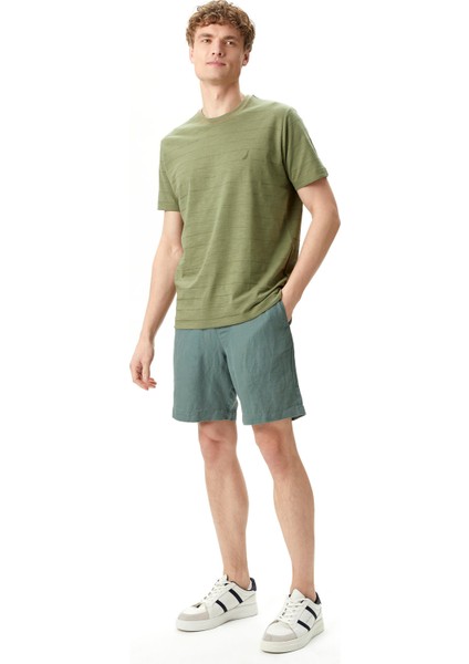 Nautıca Erkek Yeşil Standart Fıt Kısa Kollu T-Shırt V45258T.3HC modelleri