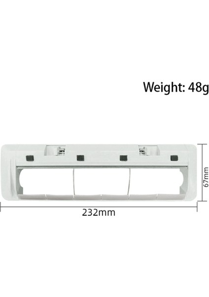 Bot W10 W10PRO Elektrikli Süpürge Yedek Aksesuar Kiti Için 2x Ana Fırça Kapağı (Yurt Dışından)