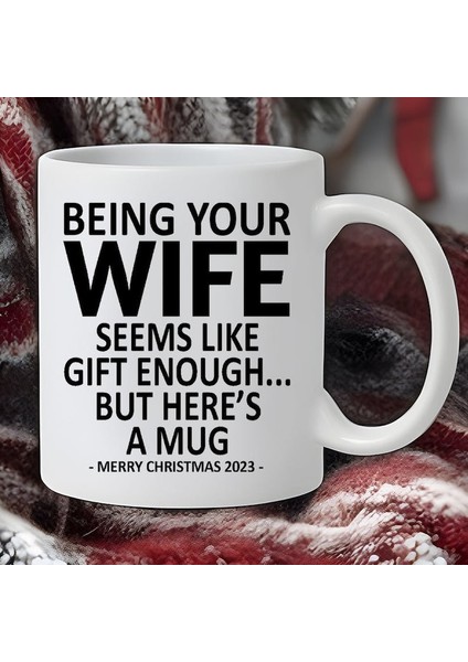 Eşin Olmak Komik Hediye Gibi Görünüyor Yeterince Kupa, Kahve Kupa, Hediye, Ingilizce Kahve Kupa