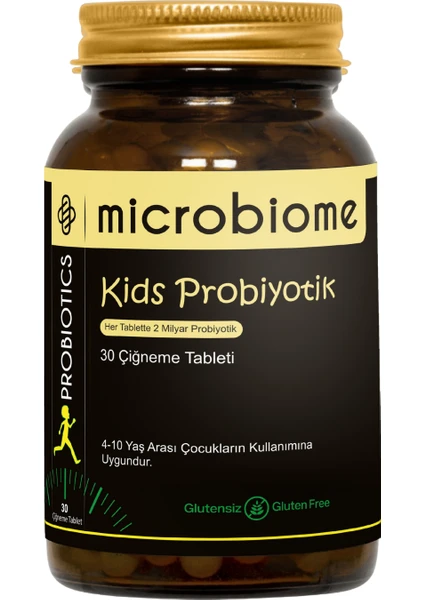 Kids Probiyotik ve Vitamin 30 Çiğneme Tableti