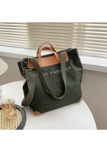 Çanta Omuz Çantası Messenger Kanvas Tote (Yurt Dışından)