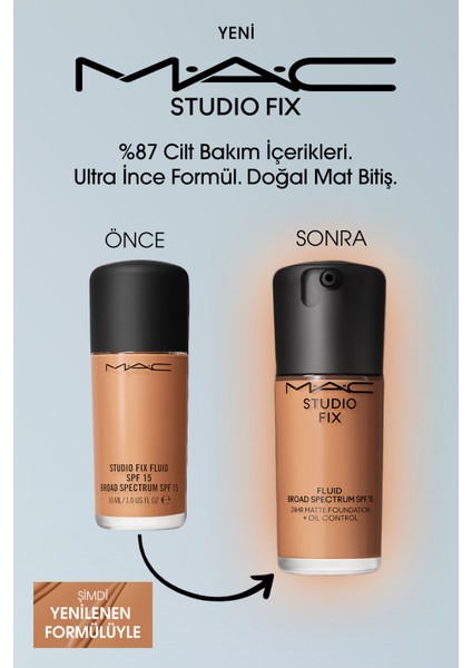 STUDIO FIX FLUID SPF 15 MAT FONDÖTEN-NC47 30 ml