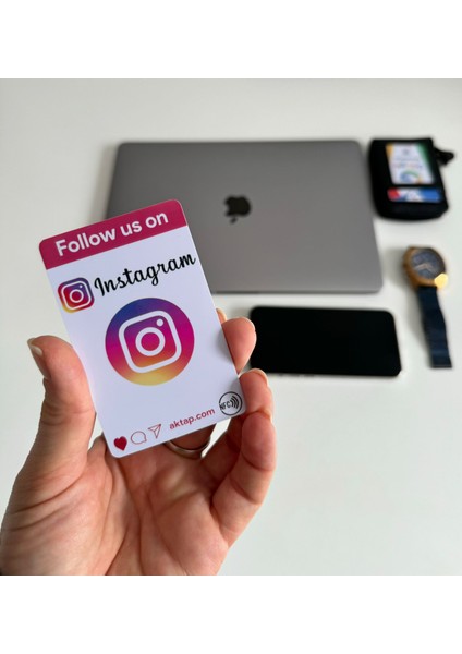 Yorum Kartı Instagram Follower Card Nfc Card