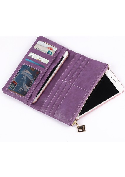 Moda Retro Buzlu Kadın Orta Boy Çoklu Kart Cüzdanı (Yurt Dışından) fiyatları