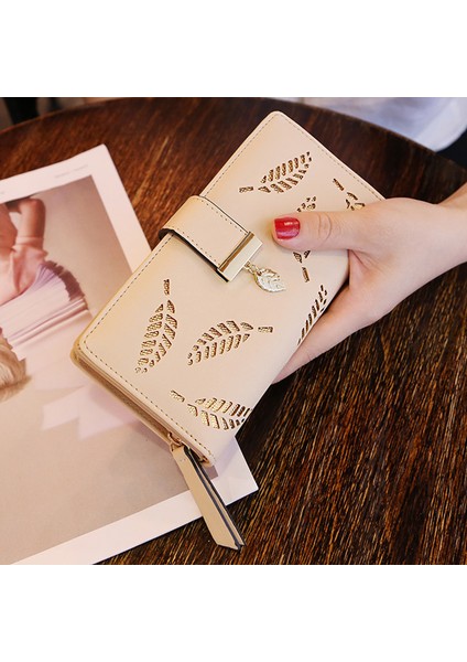 Bayanlar Uzun Moda Fermuar Toka Debriyaj Cüzdan (Yurt Dışından)