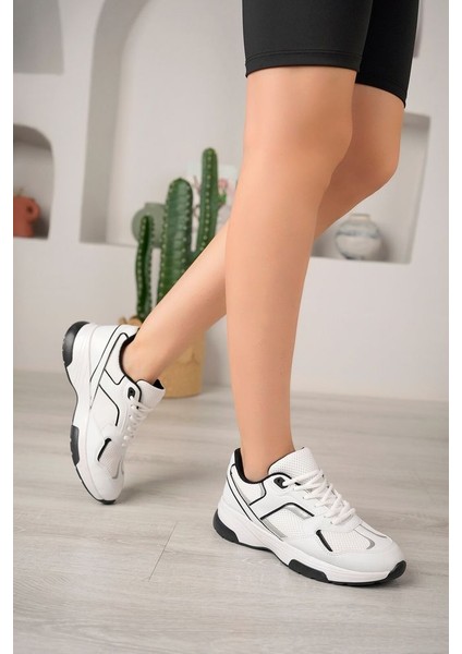 Beyaz Kadın Günlük Sneaker Ayakkabı