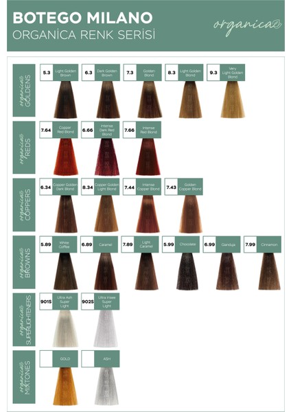 Organica Krem Boya 8.0 Yoğun Açık Kumral 100 ml fırsatları