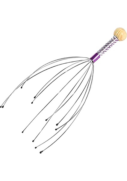 Kafa Derisi Rahatlatıcı Baş Masaj Aleti Ahtapot Şekli Çok Renkli 1 Adet (Yurt Dışından)