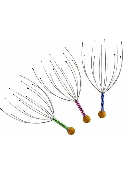Kafa Derisi Rahatlatıcı Baş Masaj Aleti Ahtapot Şekli Çok Renkli 1 Adet (Yurt Dışından) fırsatları