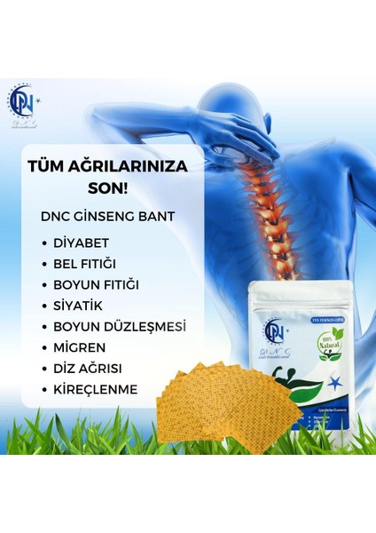 DNC International Dnc Ginseng Ağrı Bantları 2'lipaket