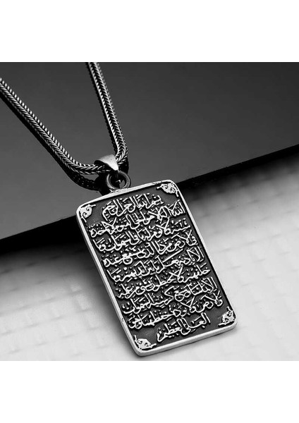 Gümüş Ayetel Kürsi Kolye modelleri