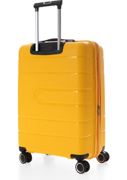 5241 Polipropilen 3 Lü Valiz Seti Sarı fırsatları