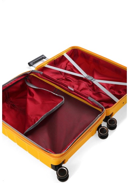 5241 Polipropilen 3 Lü Valiz Seti Sarı indirimleri