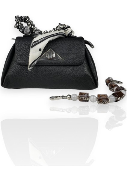 Kadın El ve Omuz Çantası 17379 SİYAH