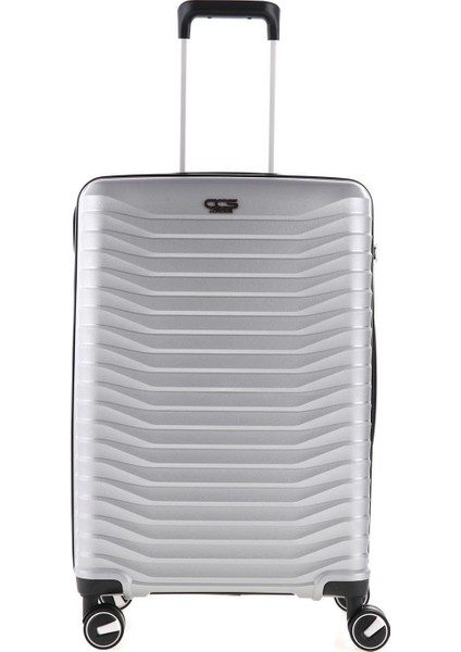 BÜYÜK BOY VALİZ PP 5235-L GÜMÜŞ