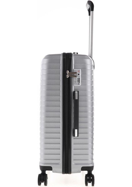 BÜYÜK BOY VALİZ PP 5235-L GÜMÜŞ