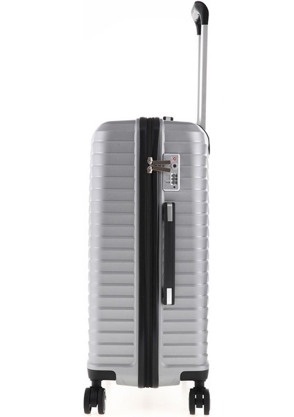 ORTA BOY VALİZ PP 5235-M GÜMÜŞ