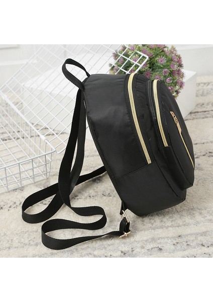 Kore Tarzı Kadın Sırt Çantası Siyah Sırt Çantası Öğrenci Okul Çantası (Yurt Dışından) modelleri