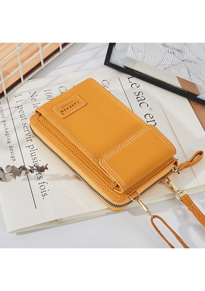 Kadın Yeni Cep Telefonu Çantası Moda Tek Omuz Çapraz Cüzdan (Yurt Dışından)