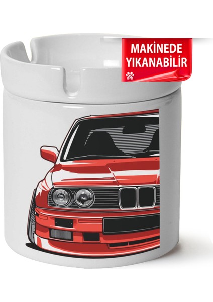 Bmw E30 Baskılı Porselen At-Söndür Küllük (Kl-Otmbl-Bmw)
