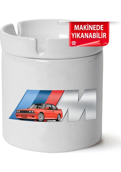Bmw E30 Baskılı Porselen At-Söndür Küllük (Kl-Otmbl-Bmw)
