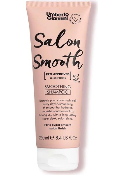 Salon Smooth Profesyonel Salon Serisi Ultra Pürüssüz ve Nemlendirici Şampuan 250 ml