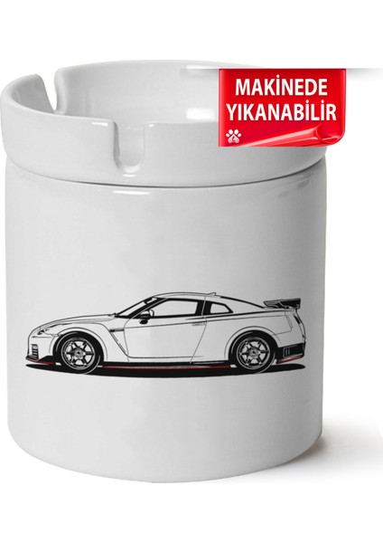 Nissan GTR35 Baskılı Porselen At-Söndür Küllük (Kl-Otmbl-Nssn)