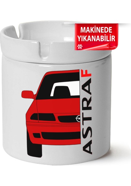 Opel Astra F Baskılı Porselen At-Söndür Küllük (Kl-Otmbl-Opl)