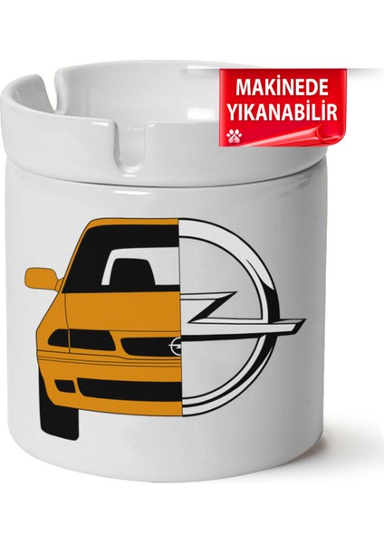 Opel Astra F Baskılı Porselen At-Söndür Küllük (Kl-Otmbl-Opl)