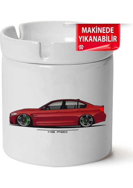 Bmw F30 Baskılı Porselen At-Söndür Küllük (Kl-Otmbl-Bmw)