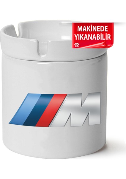 Bmw M Logo Baskılı Porselen At-Söndür Küllük (Kl-Otmbl-Bmw)