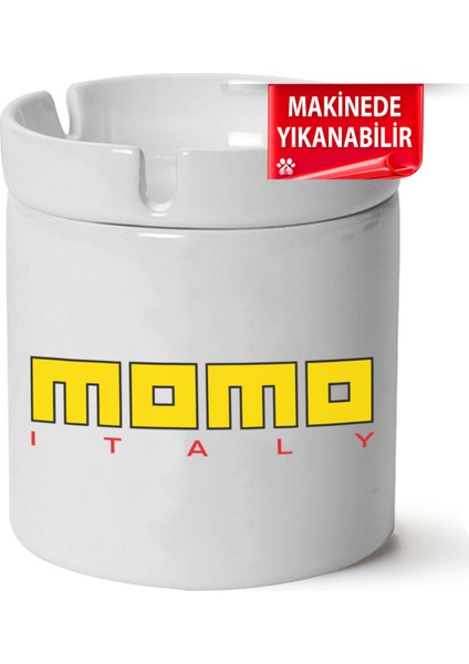 Momo Baskılı Porselen At-Söndür Küllük (Kl-Otmbl-Mdfy)